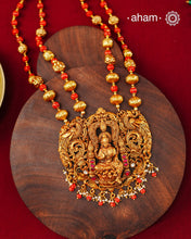 Lakshmi Gold Polish Silver Neckpiece
