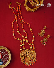 Lakshmi Gold Polish Silver Neckpiece