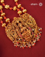 Lakshmi Gold Polish Silver Neckpiece
