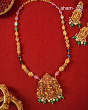 Ganesha Gold Polish Silver Neckpiece