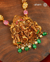 Ganesha Gold Polish Silver Neckpiece