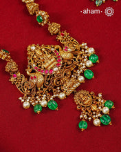 Laxmi Gold Polish Silver Neckpiece