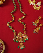Laxmi Gold Polish Silver Neckpiece