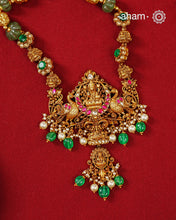 Laxmi Gold Polish Silver Neckpiece