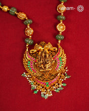 Gandaberunda Gold Polish Silver Neckpiece