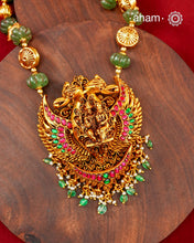 Gandaberunda Gold Polish Silver Neckpiece