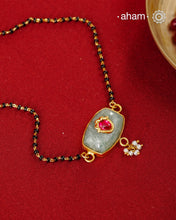 Minimal, elegant, and thoughtfully detailed, this gold-polished silver mangalsutra is designed for the contemporary woman.