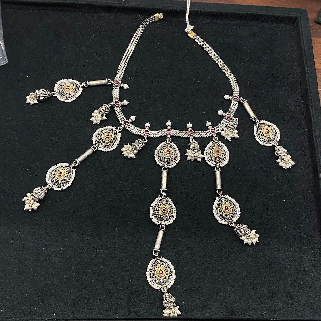 One of a Kind Silver Neckpiece