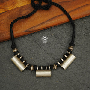 Tribal Amulet Silver Neckpiece