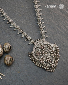 Heart Tribal Silver Neckpiece