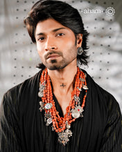 Coral Silver Neckpiece