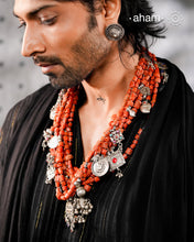 Coral Silver Neckpiece