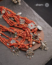 Coral Silver Neckpiece