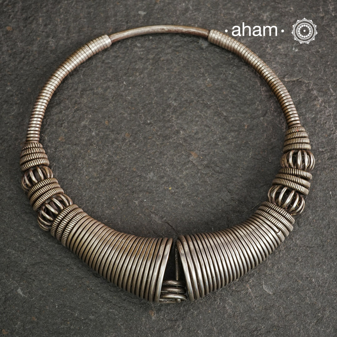 Vadlo Tribal Silver Statement Hasli