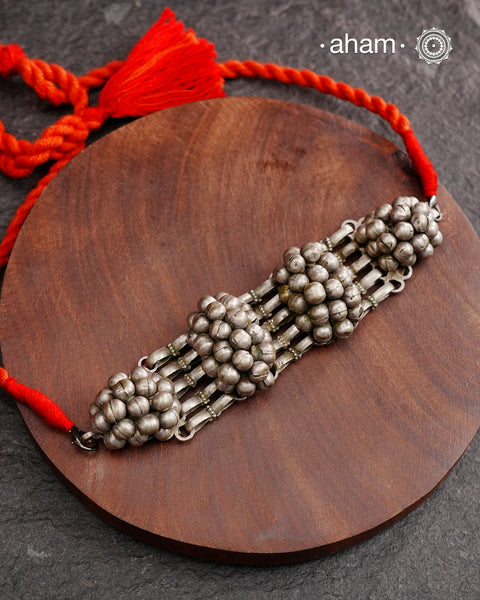 Vintage tribal silver choker with multiple ghungoors. Stunning piece that can be worn as it as or works great for layering. Also looks great when worn with a white shirt