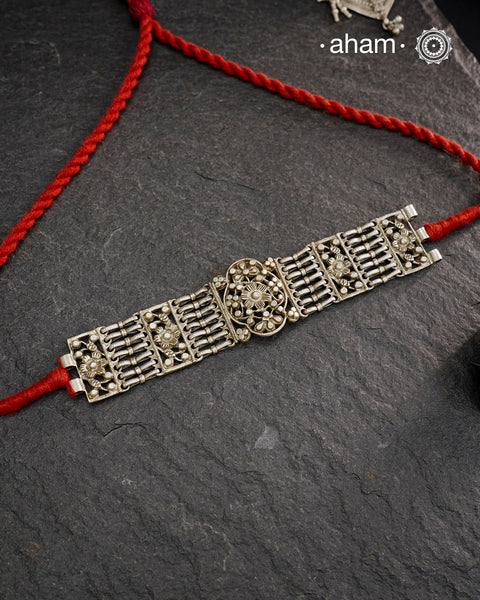 Tribal Silver Choker