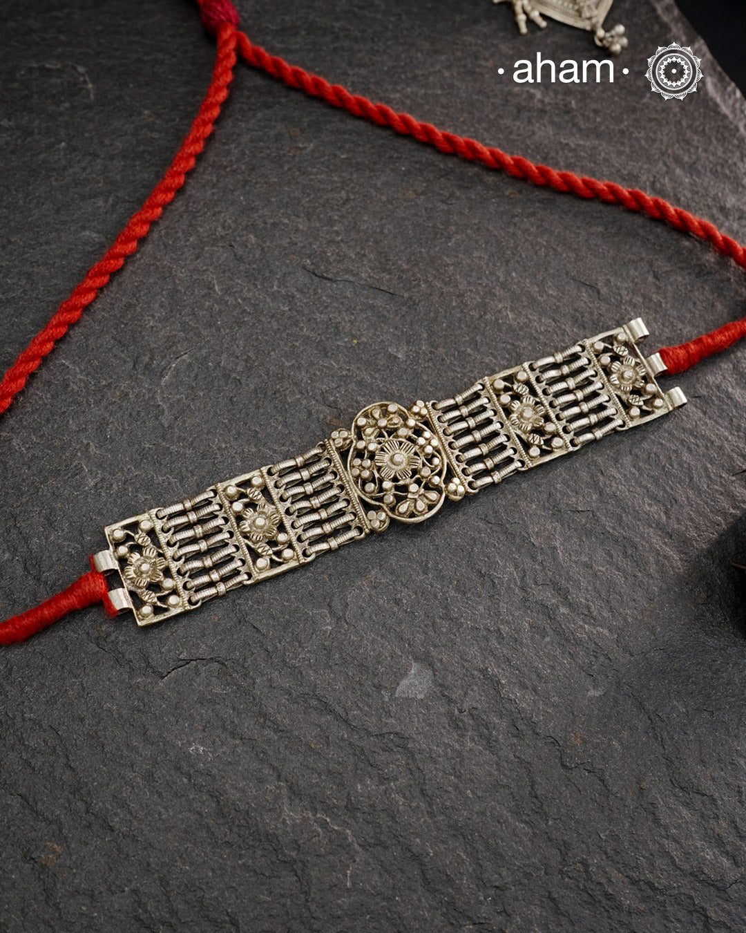 Tribal Silver Choker