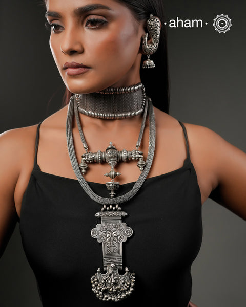 Tribal Silver Neckpiece