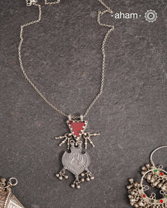 Glass Silver Neckpiece