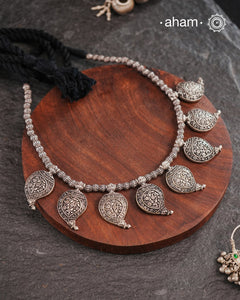 Ambi Tribal Silver Neckpiece