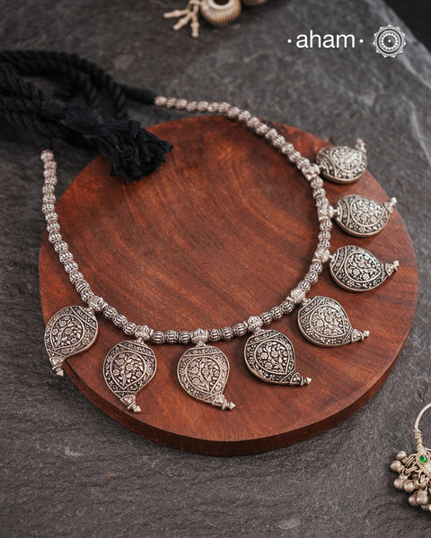 Ambi Tribal Silver Neckpiece