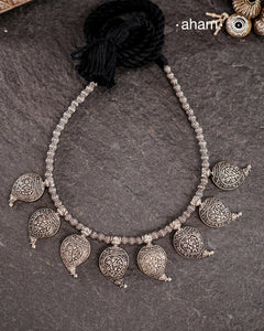 Ambi Tribal Silver Neckpiece