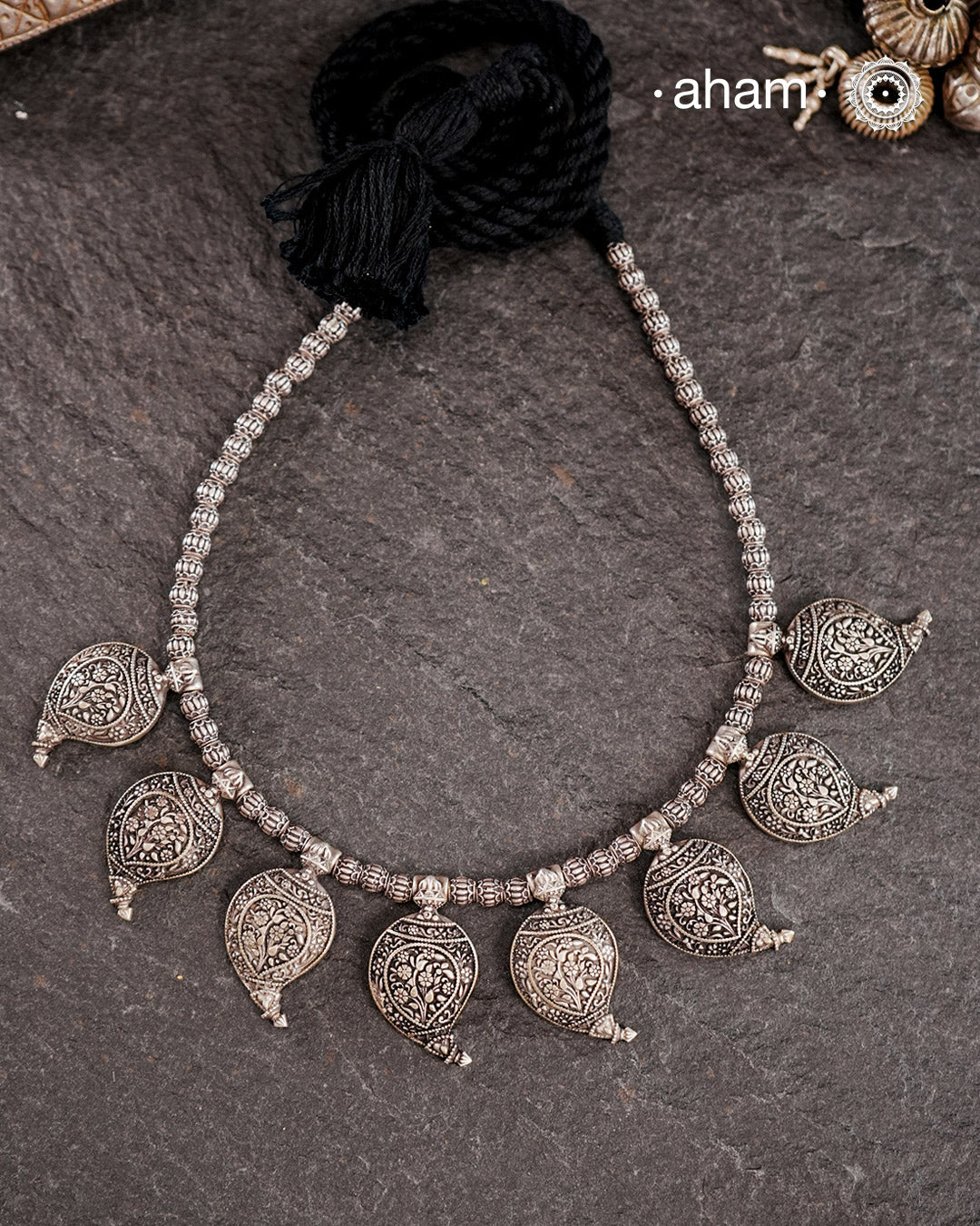 Ambi Tribal Silver Neckpiece