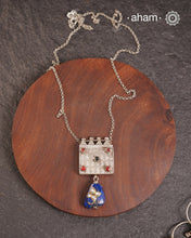 Long silver neckpiece made by putting together some unique vintage tribal silver pieces. Looks great when paired with workwear kurtas, saris or even a shirt.