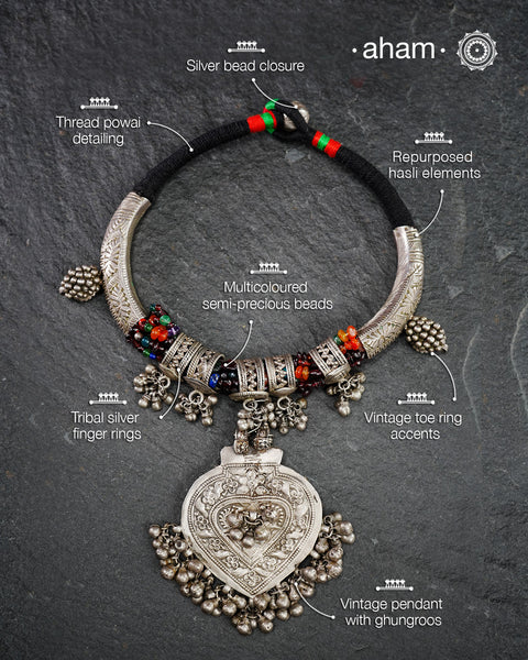 Tribal Silver Neckpiece