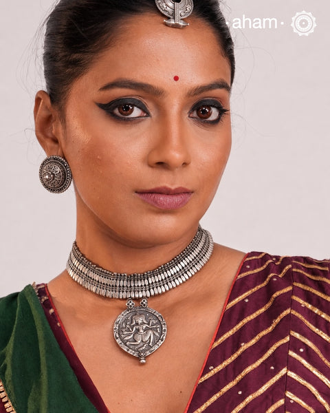 Tribal Silver Neckpiece
