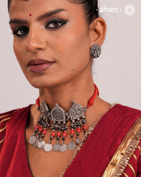 Tribal Silver Choker