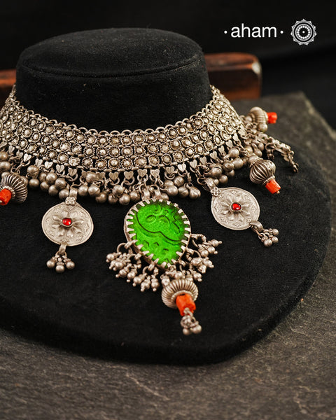 Tribal Silver Neckpiece