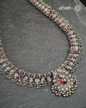 Peshwai Kolhapuri saaj comes from the Western Ghats region of Maharashtra.
92.5 silver neckpiece with Original saaj motifs and a traditional pendant.
A true heirloom piece that your generations will wear with immense pride.