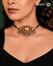 Bandhel Two Tone Silver Choker