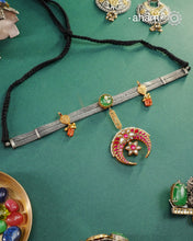 Crafted with precision and elegance, our Noori Two Tone Silver Neckpiece showcases n a dual tone of silver and gold. Made from 92.5 silver, this exquisite piece exudes sophistication and timeless beauty. Elevate your look with this stunning neckpiece.