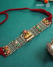 Nandi Noori Two Tone Silver Choker