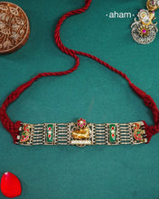 Nandi Noori Two Tone Silver Choker