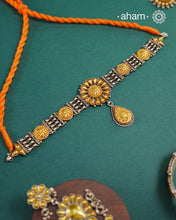 Bandhel Two Tone Silver Choker