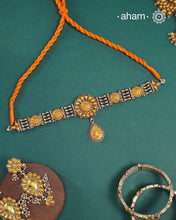 Bandhel Two Tone Silver Choker