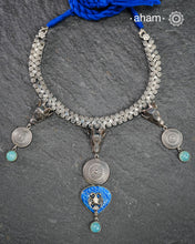 Flaunt this beautiful Ira neckpiece with an elegant nandi motif. Beautiful, handcrafted 92.5 sterling silver necklace with semi precious beads and kundan work floral motif. Looks great with both ethnic and western outfits.

Nandi&nbsp;which means “giving delight” or “giving joy,”&nbsp;is the sacred bull of god Shiva, one of the most important gods in the Hindu mythology.