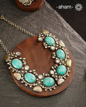 Ira Turquoise Silver Neckpiece