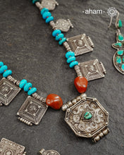 Himalayan Turquoise Gau Silver Neckpiece