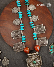 Himalayan Turquoise Gau Silver Neckpiece