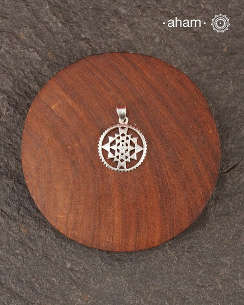 92.5 silver Mandala Pendant.