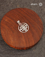 92.5 silver Mandala Pendant.