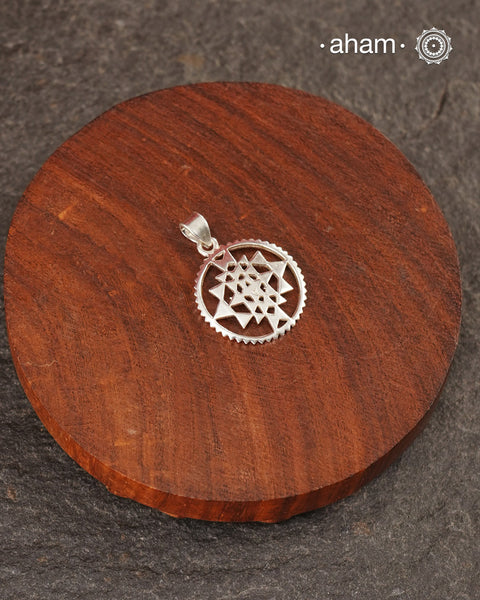 92.5 silver Mandala Pendant.