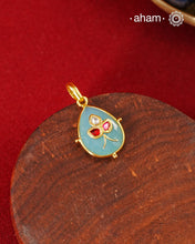 Gold Polish Silver Pendant