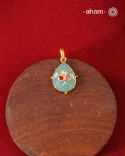Gold Polish Silver Pendant