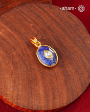 Lapiz Gold Polish Silver Pendant