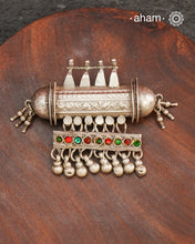 Beautiful handcrafted tribal silver amulet pendant from a bygone area, that bring back memories and stories of that time.&nbsp;Wear it with a long chain or with a black thread, or layer them to create a distinct look.&nbsp;